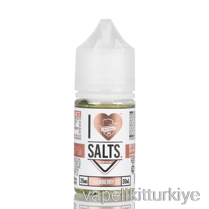 Vape Elektronik Sigara çilekli Buz - Tuzları Severim - 30ml 25mg